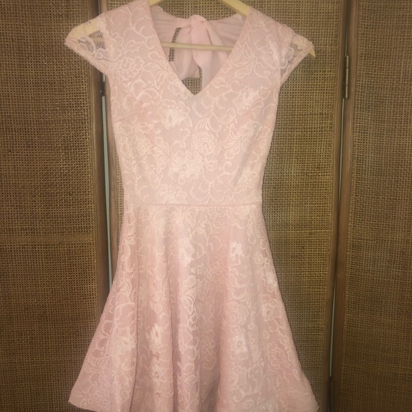 B Darlin Dresses & Skirts - Pink Lace Dress
